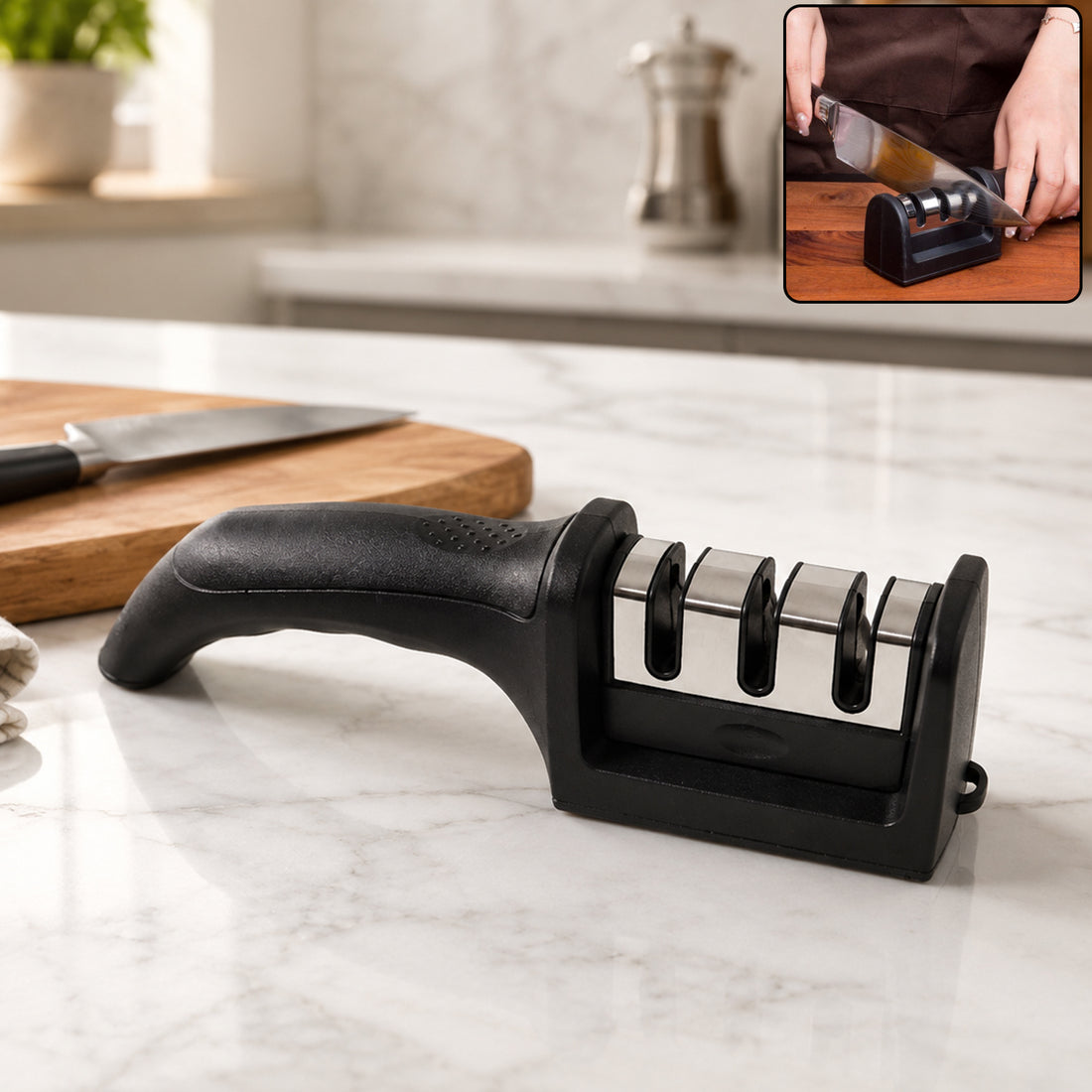 3 Stage Manual Knife Sharpener