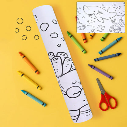 Educational Coloring Roll