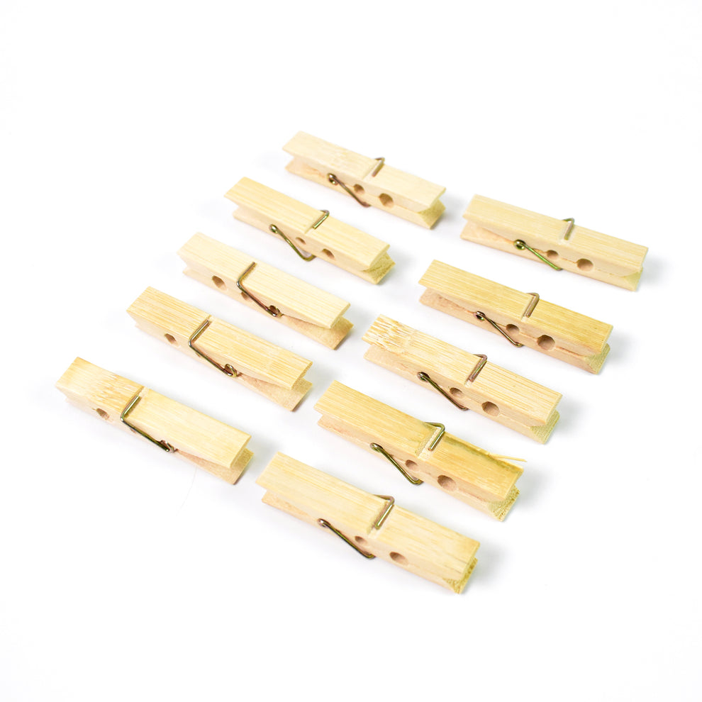 Bamboo Cloth Clips