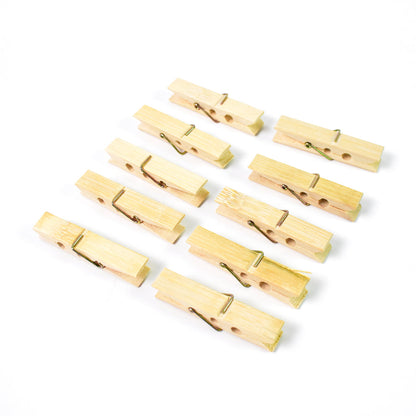Bamboo Cloth Clips