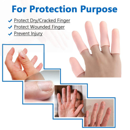 Premium Protective Rubber Finger Cots Set