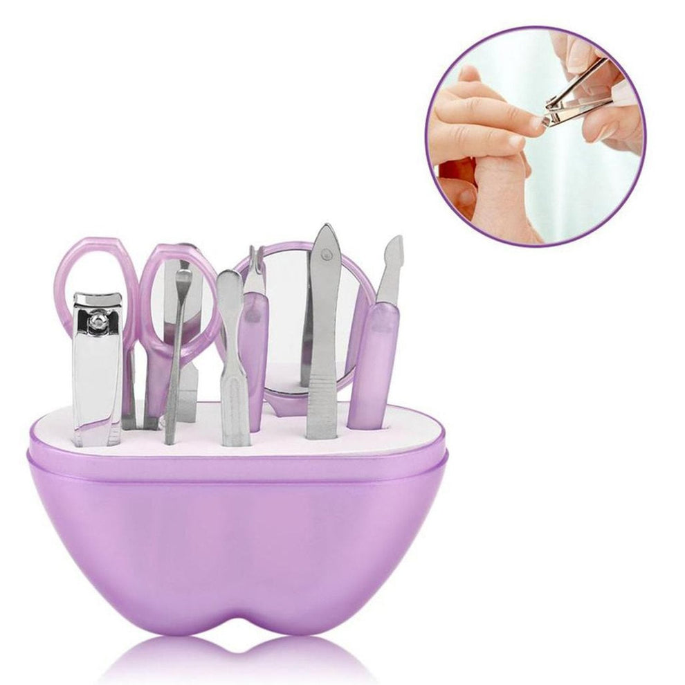 Apple Shape Manicure Set – 8-in-1
