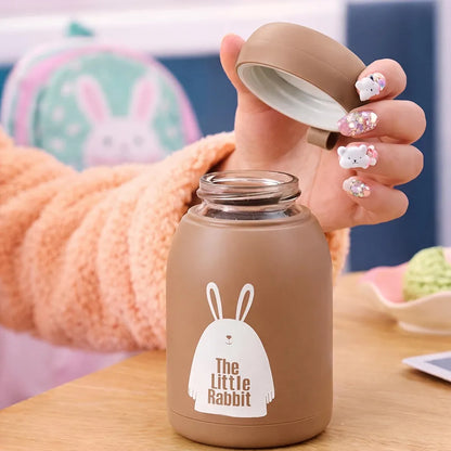 Mini Kawaii Bunny Insulated Thermos Flask