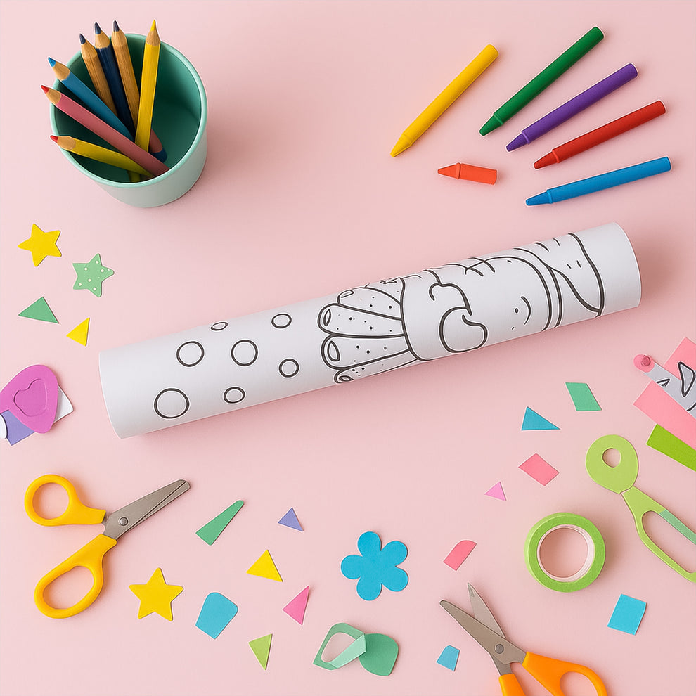 Educational Coloring Roll