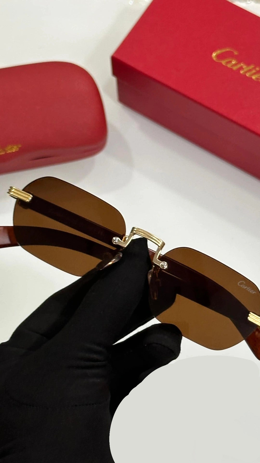 Cartier sunglasses-Brown