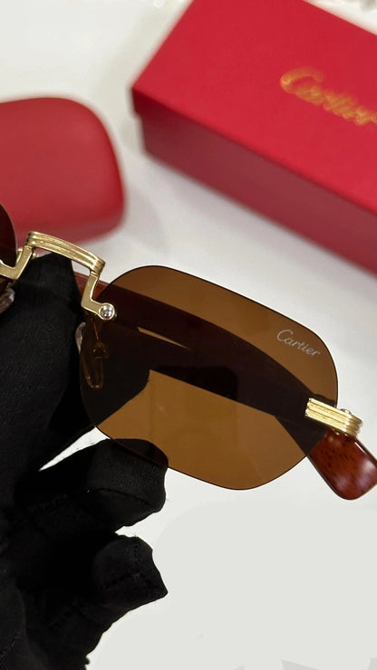 Cartier sunglasses-Brown