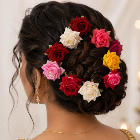 Flower Hair Pin Set