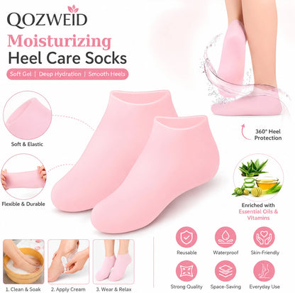 Premium Moisturizing Gel Heel Care Socks
