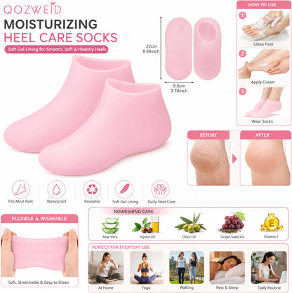 Premium Moisturizing Gel Heel Care Socks
