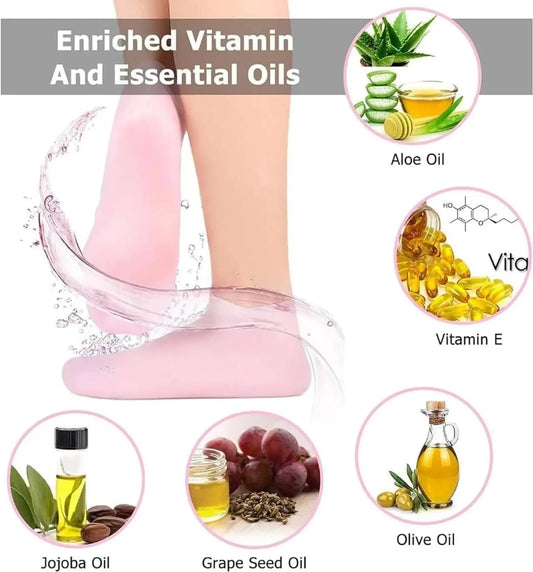Premium Moisturizing Gel Heel Care Socks