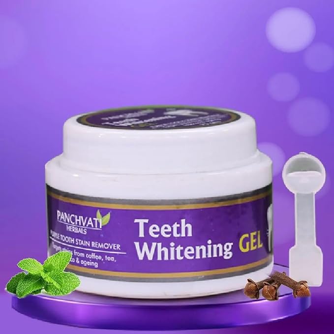 Purple Teeth Whitening Gel with Natural Ingredients