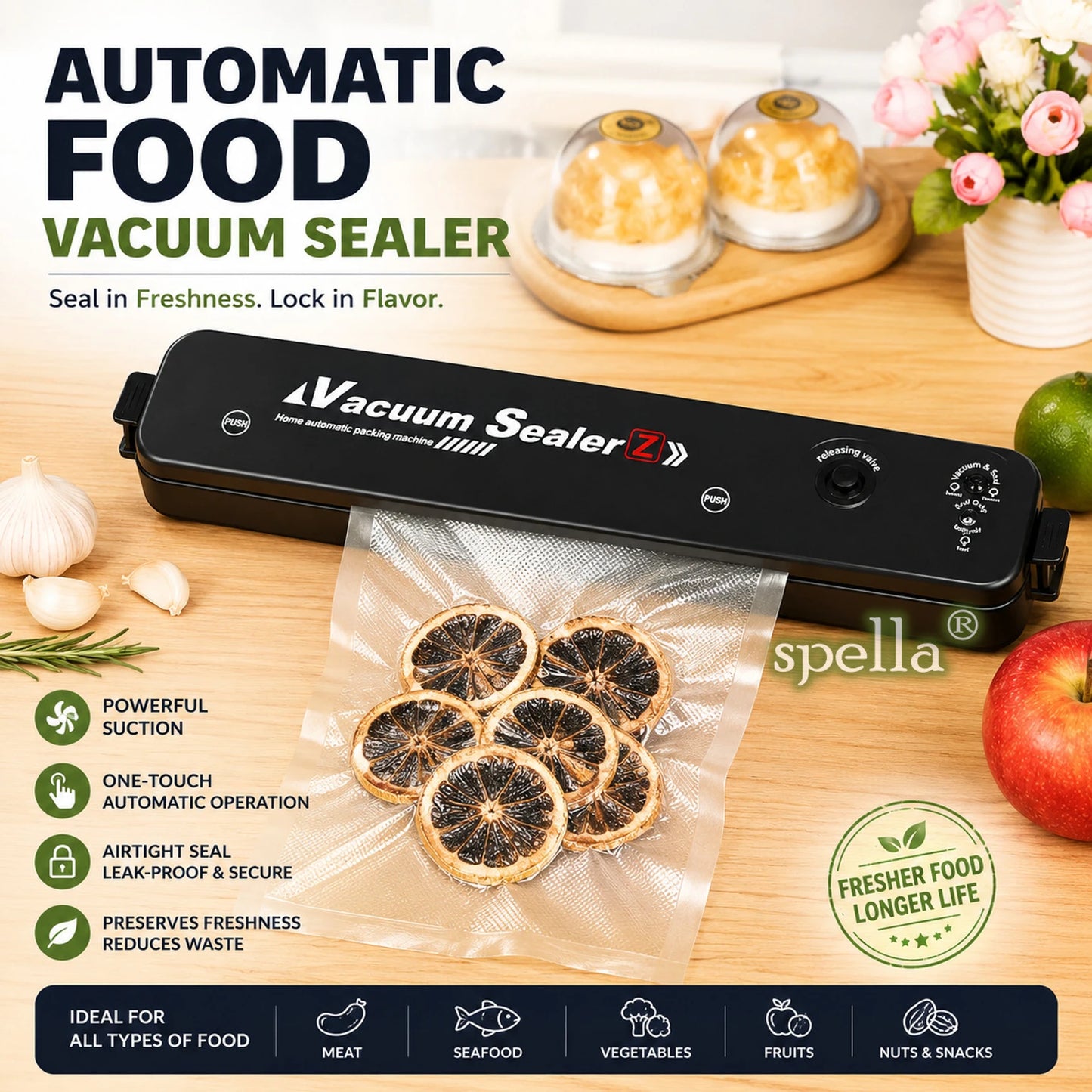 Premium Automatic Food Vacuum Sealer Machine